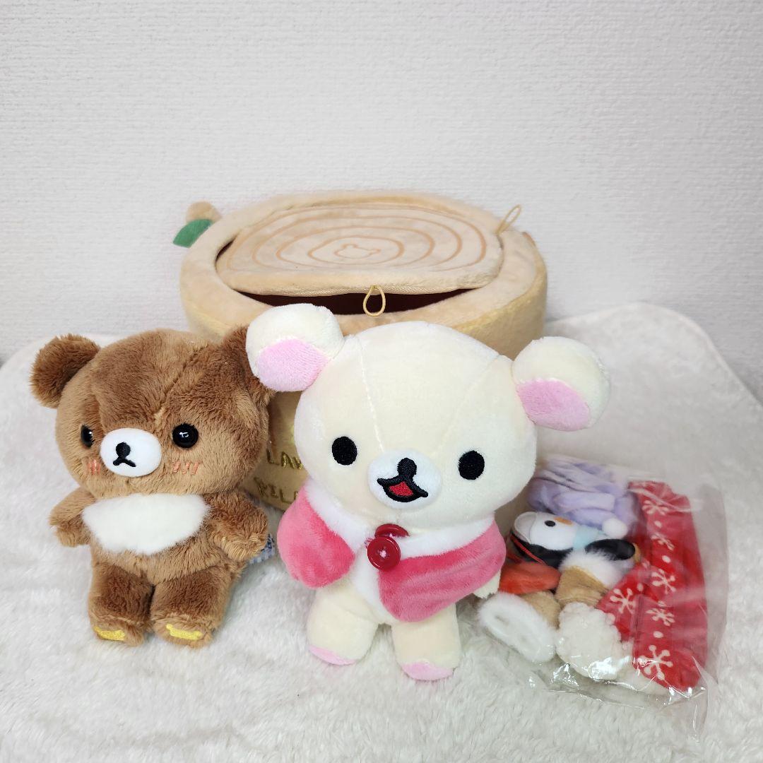 希少　未開封　ローソン&リラックマ　Loppi限定ぬいぐるみ　てぶくろをとどけに