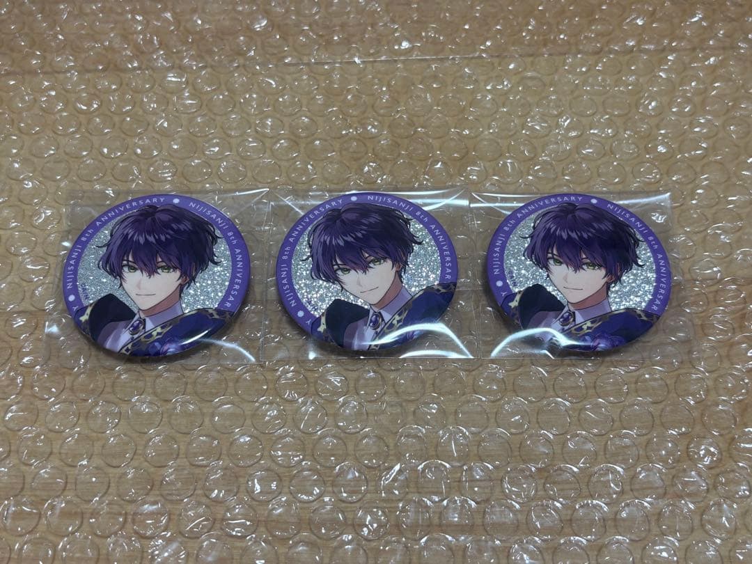 剣持刀也 8周年 8th Anniversary グリッター缶バッジ - メルカリ