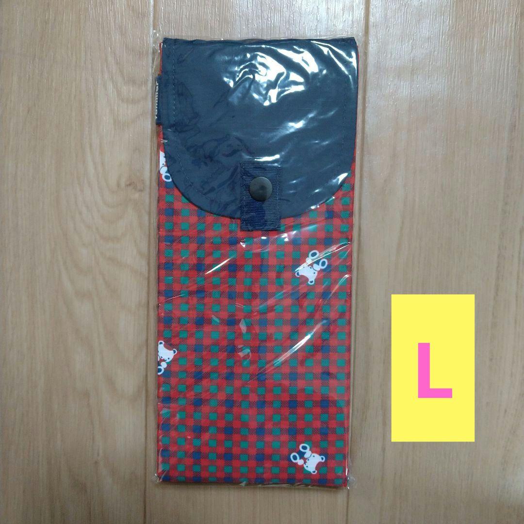 【新品♥未使用】廃盤♥　ファミリア エコバッグ　Lサイズ シュパット　レッド