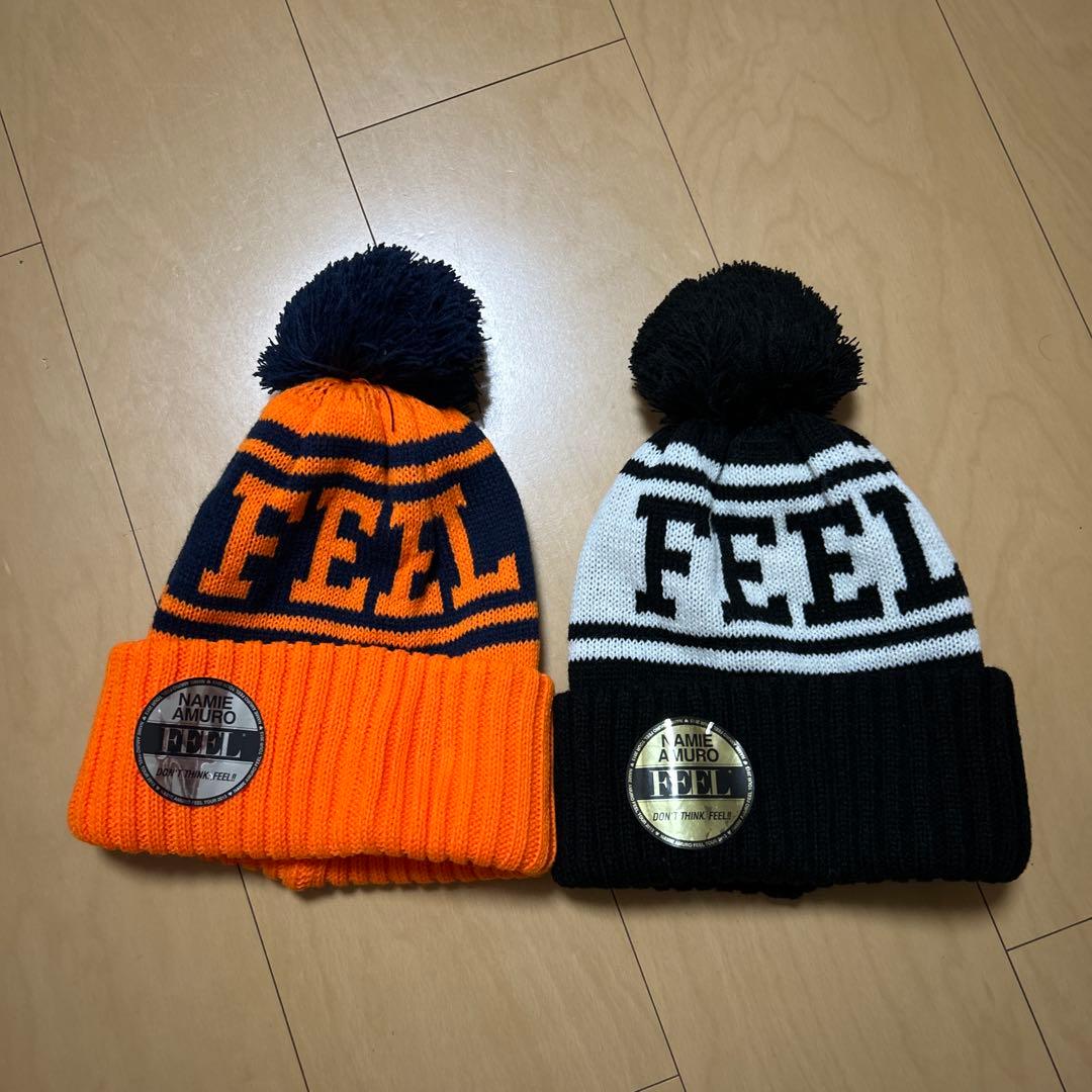 【即購入ok!!】安室奈美恵 FEEL ツアー ニットキャップ2色セット