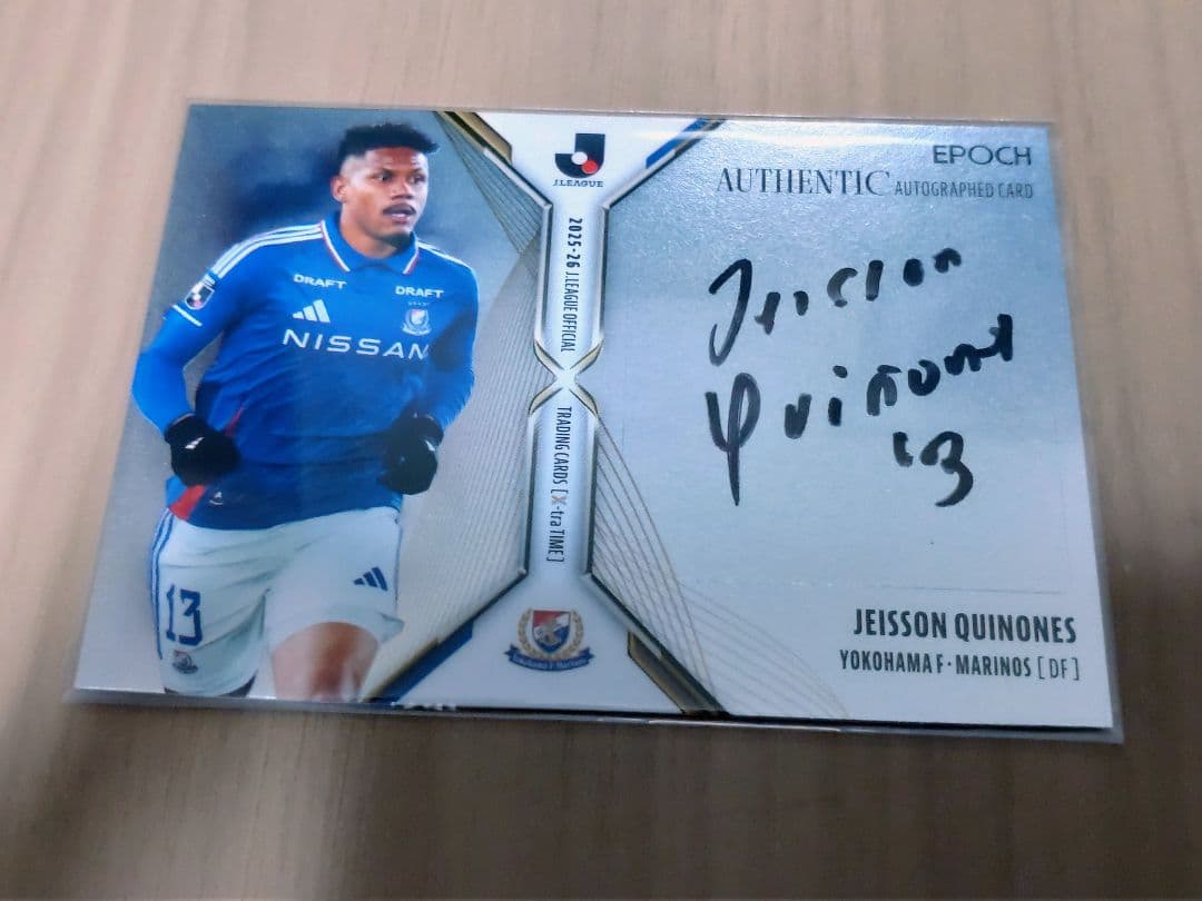 EPOCH26Jリーグ X-tra キニョーネス 直筆サイン/10 横浜マリノス
