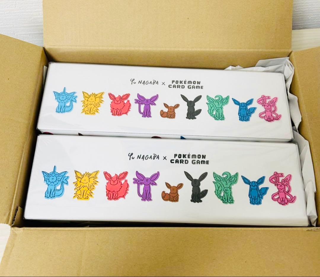 YU NAGABAイーブイズスペシャルbox 新品未開封 2個まとめ売り セット YU NAGABA × ポケモンカードゲーム」 イーブイたちをモチーフにした