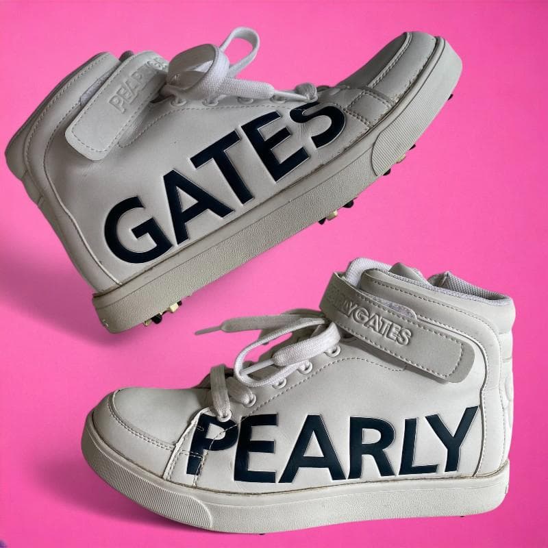 PEARLY GATES パーリーゲイツ 24.5㎝ ハイカット ゴルフシューズ
