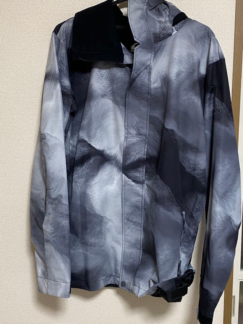 スノーボードウェア QUIKSILVER EQYT グレー クリーニング済み