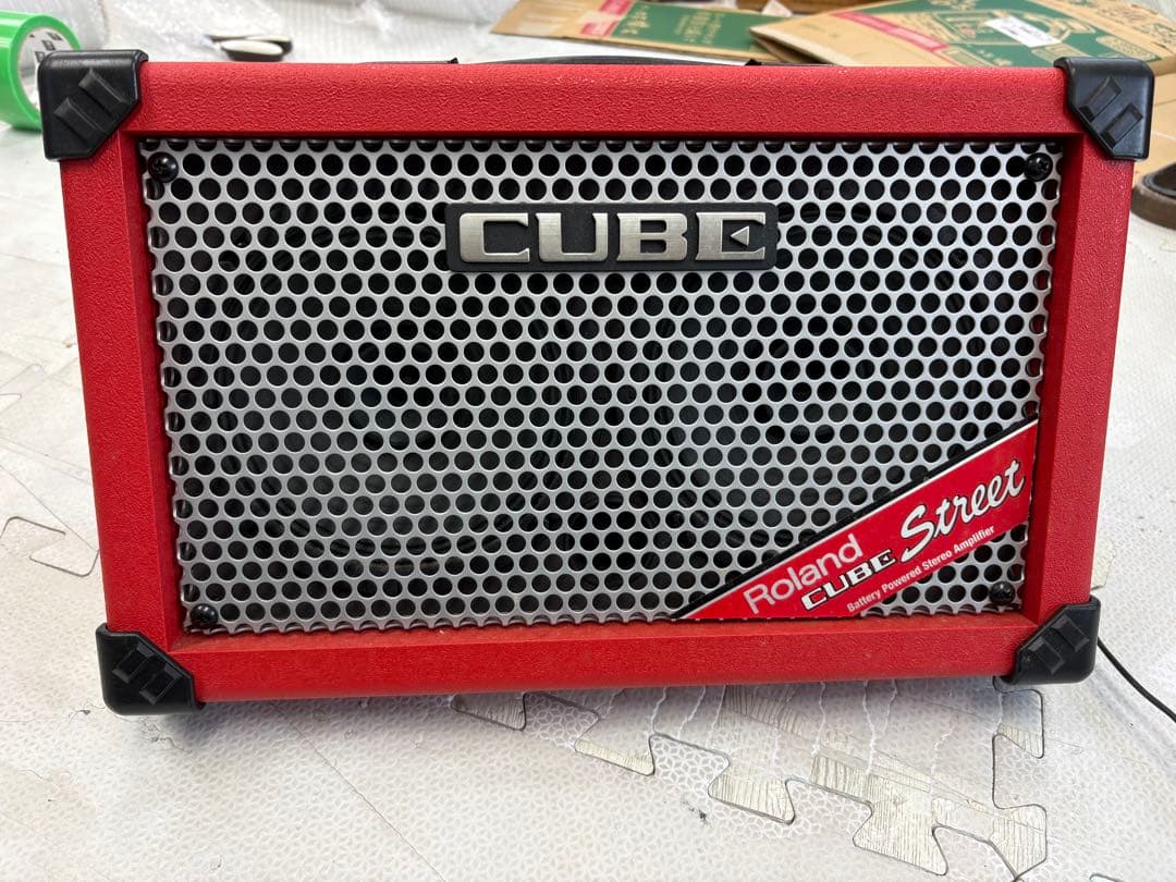 CUBE Street アンプ 赤色 付属品付き