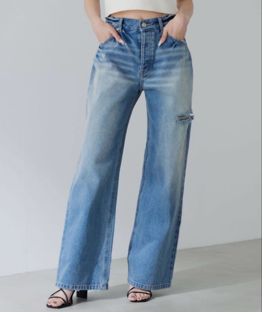 senee loose vintage like denim デニム SENEE（セニー）の「loose vintage like denim（ルーズビンテージ