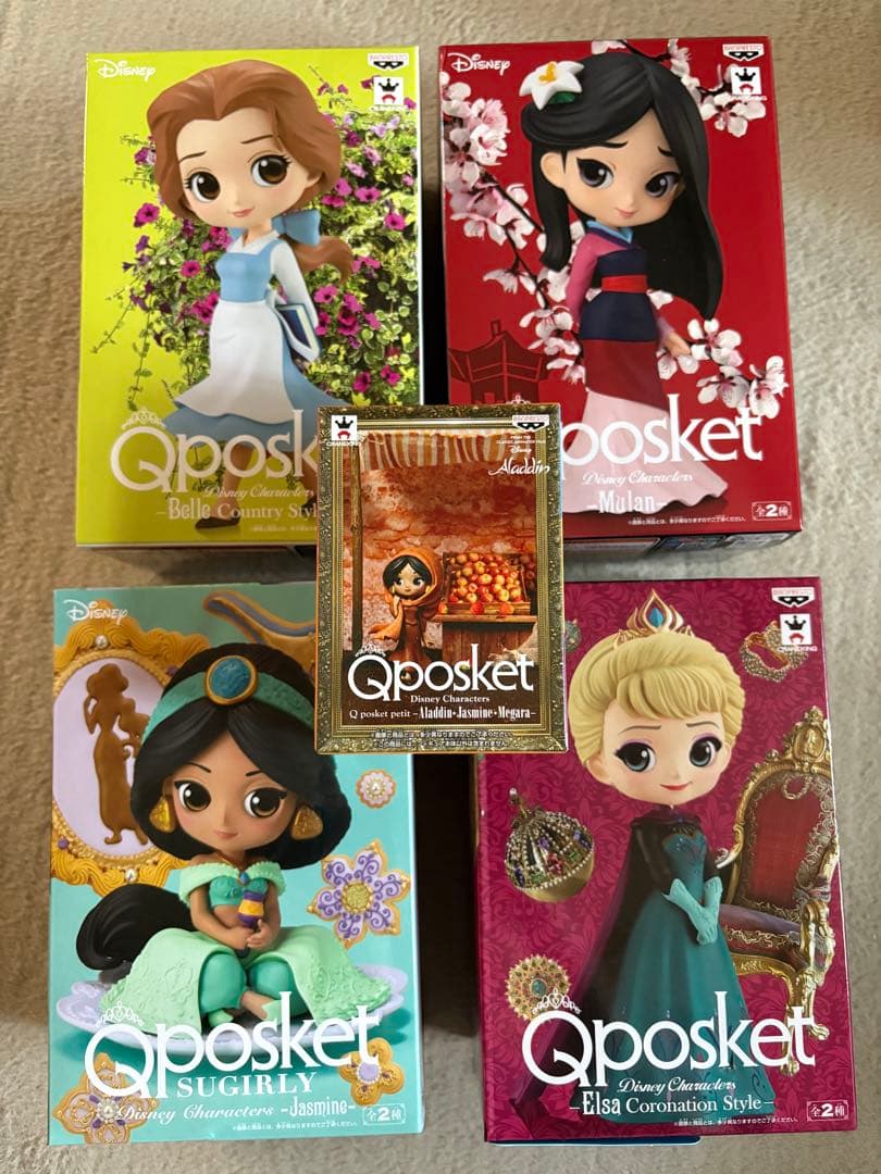 Qposket ディズニーフィギュア 5体セット - メルカリ