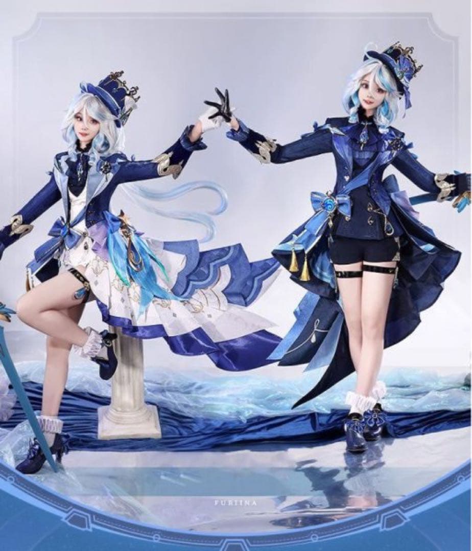 原神 フリーナ コスプレ 三分妄想 三分妄想1/3Delusion】原神 Genshin 白Ver フリーナ/Furina