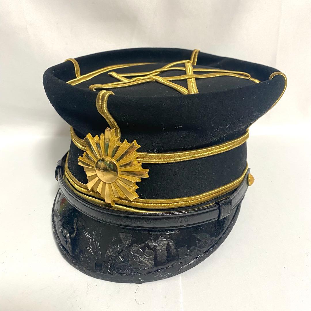 大日本帝国陸軍 大礼帽 制帽 旧日本軍 陸軍 アンティーク 軍帽