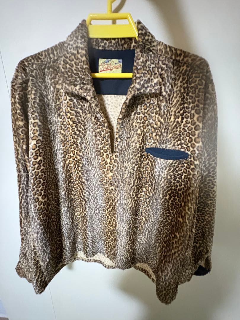 Rockers Sounds ヒョウ柄長袖シャツ