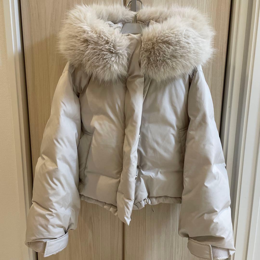 スナイデル　西川フードファーショートダウン