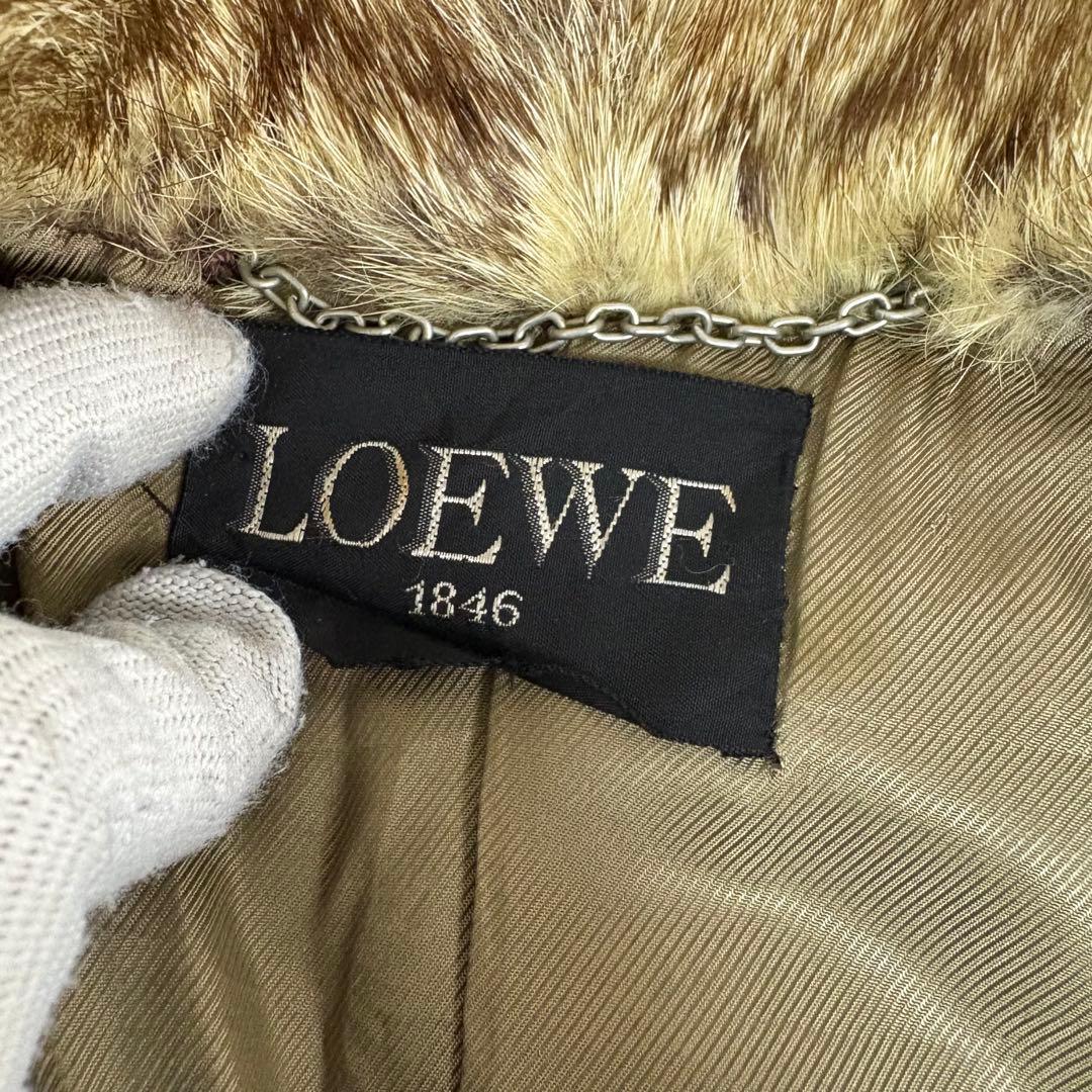 LOEWE ロエベ 毛皮 メンズコート ファーコート ダブル vintage - メルカリ