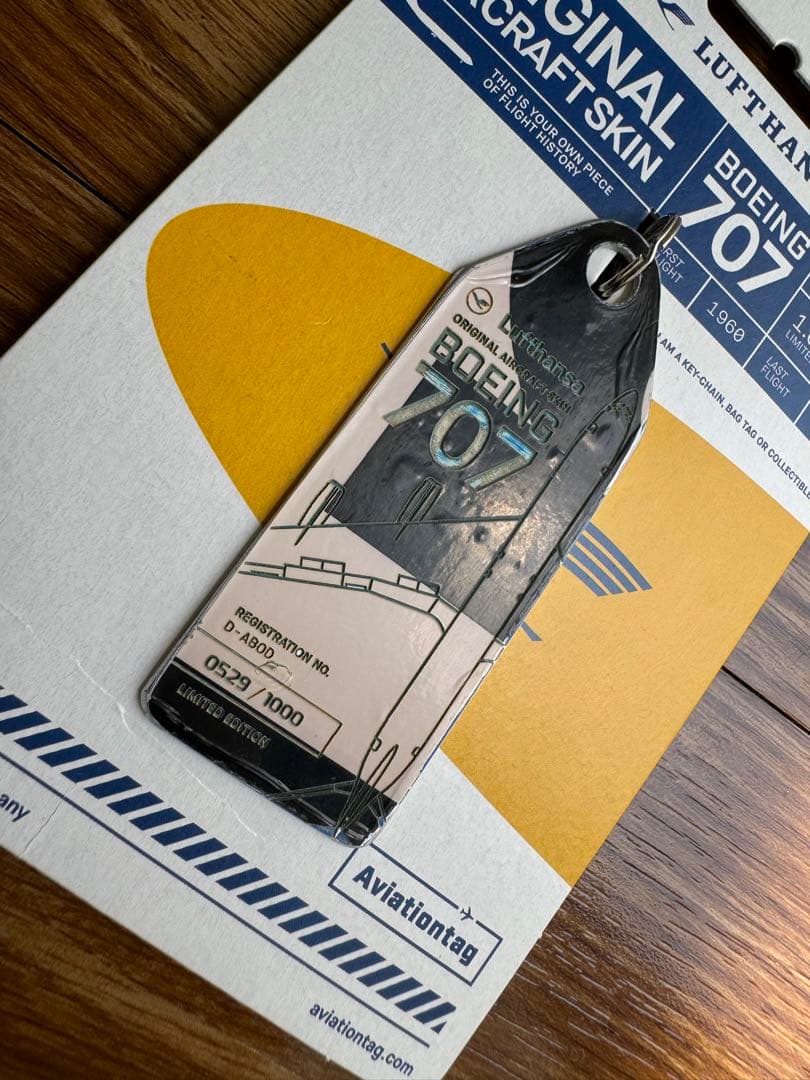 LH ルフトハンザ 航空 Aviationtag B707-430 - メルカリ