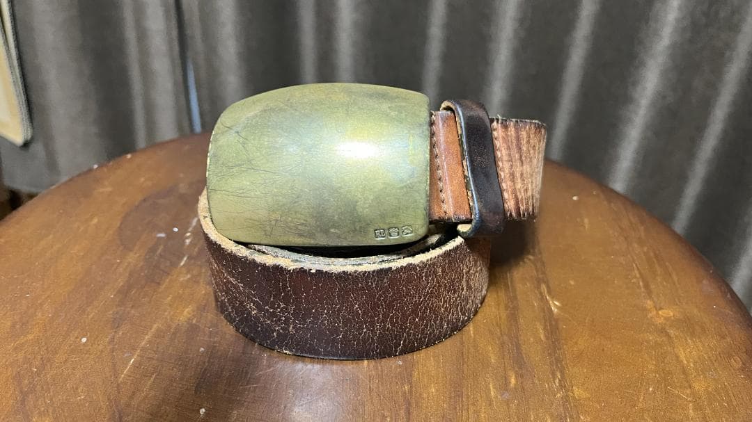 Ralph Lauren ラルフローレン レザーベルト ヴィンテージ 良品 RALPH LAUREN ラルフローレン レザー ベルト ロゴ ロープモチーフ