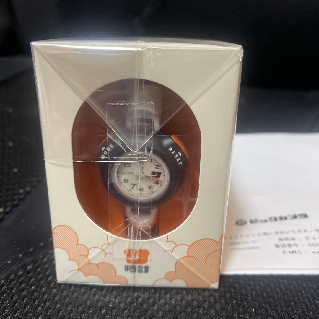 カシオ　サ時計 SAN-100H-1BJR オレンジ 新品未開封