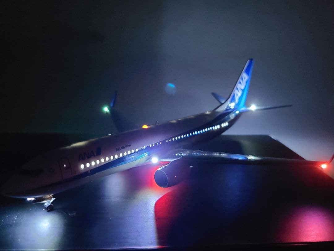 ANA BOEING 737-800 TRITON BLUE LED仕様完成品 - メルカリ