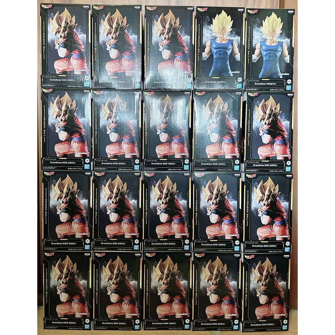 新品 ドラゴンボール Grandista 孫悟空 ベジータ フィギュア 計20体 フィギュア専門店 -ソダチトイズ / 在庫 Grandista nero