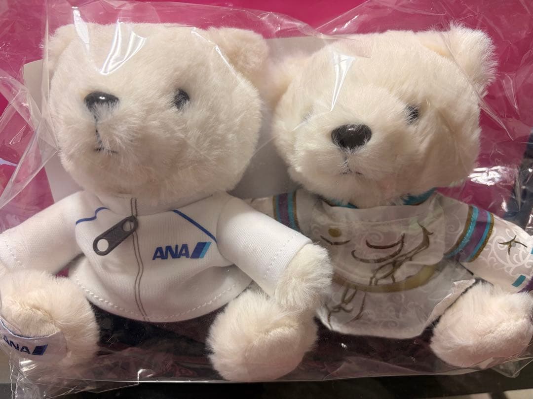 ANA 羽生結弦 YUZUフライトベアセット 2体 - メルカリ
