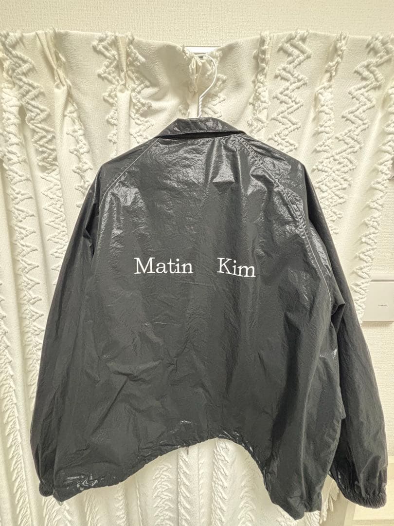 Matin Kim ジャケット ブラック MUSINSA公式 | MATIN KIM MATIN COATING CROP BLOUSON IN BLACK