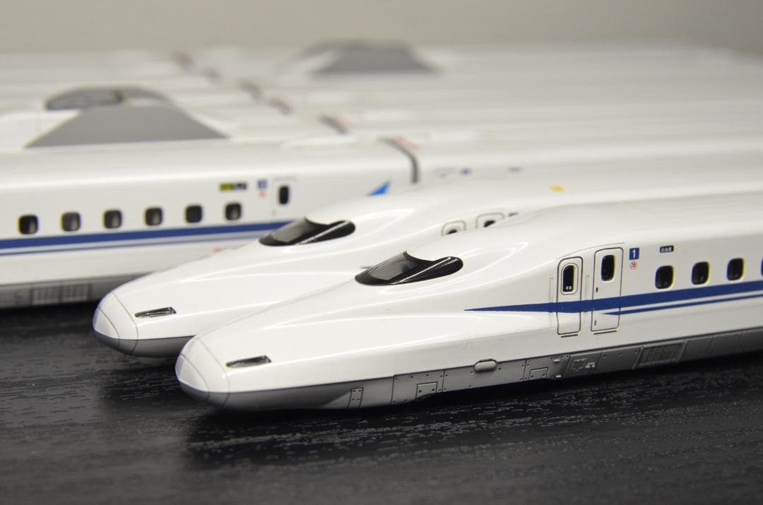 【軽加工品】KATO N700A 東海道新幹線 16両フルセット 自作室内灯付き