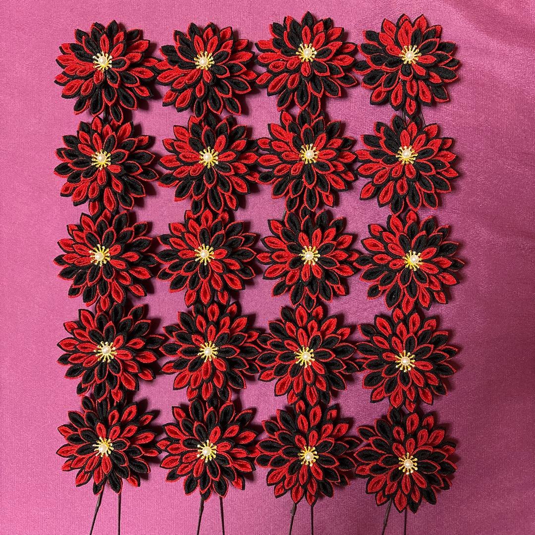 つまみ細工髪飾り花haru