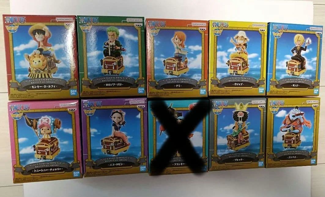 ワンピース ワールドコレクタブルフィギュア 麦わらストア ALL ABOARD！