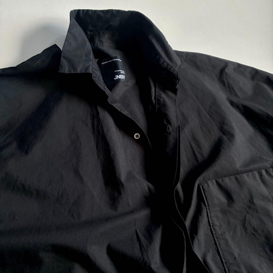 ◇美品◇JNBY◇4万程◇オーバーサイズシャツチュニック◇黒◇綿100