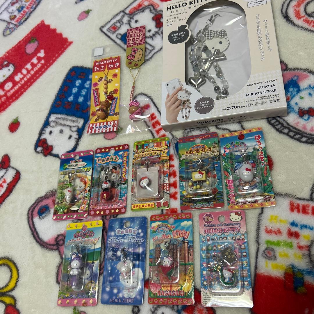 【未使用】ご当地キティ根付けファスナーマスコット