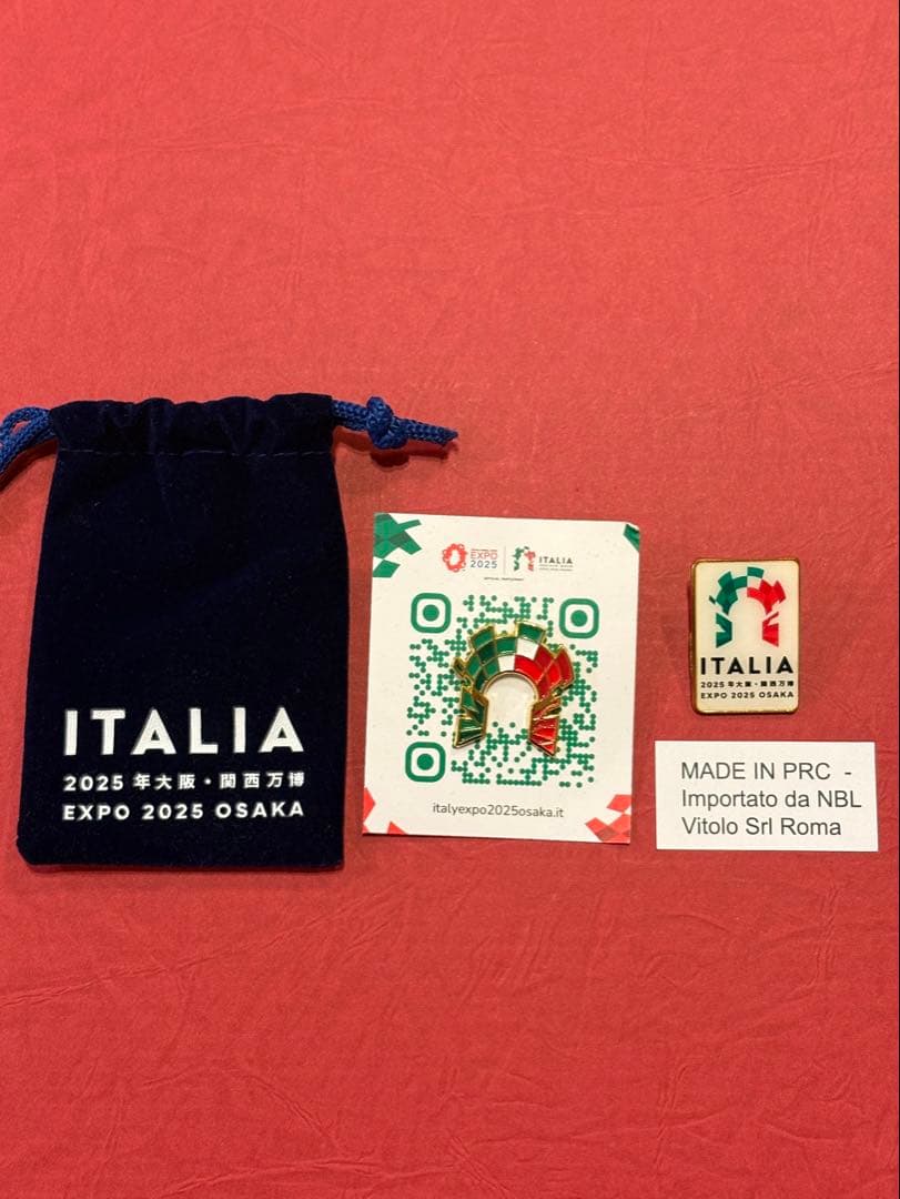 か*る様 【激レア】 大阪万博 2025 イタリア館　ピンバッジ VIPスタッフ