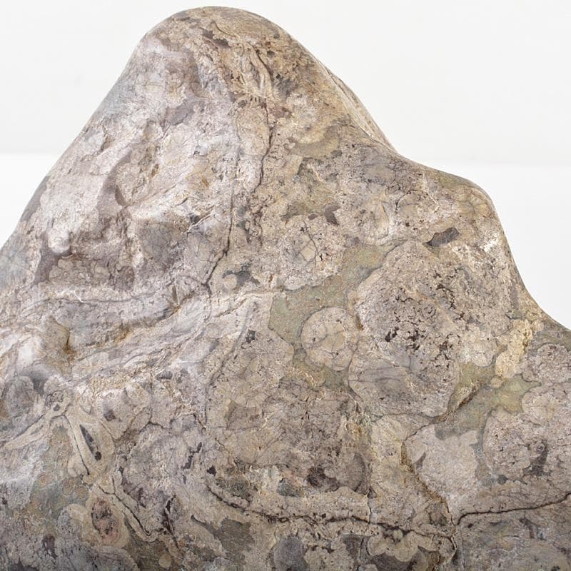 天然石 鑑賞石 梅花石 置物 重さ約2452g 唐木台付 V R6916 - メルカリ