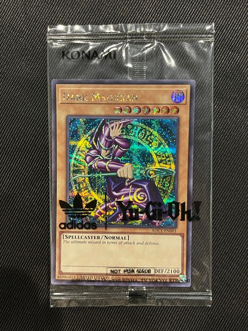 遊戯王　ブラックマジシャン シークレットレア adidas 未開封 Yahoo!オークション -「ブラックマジシャン adidas」の落札相場・落札価格