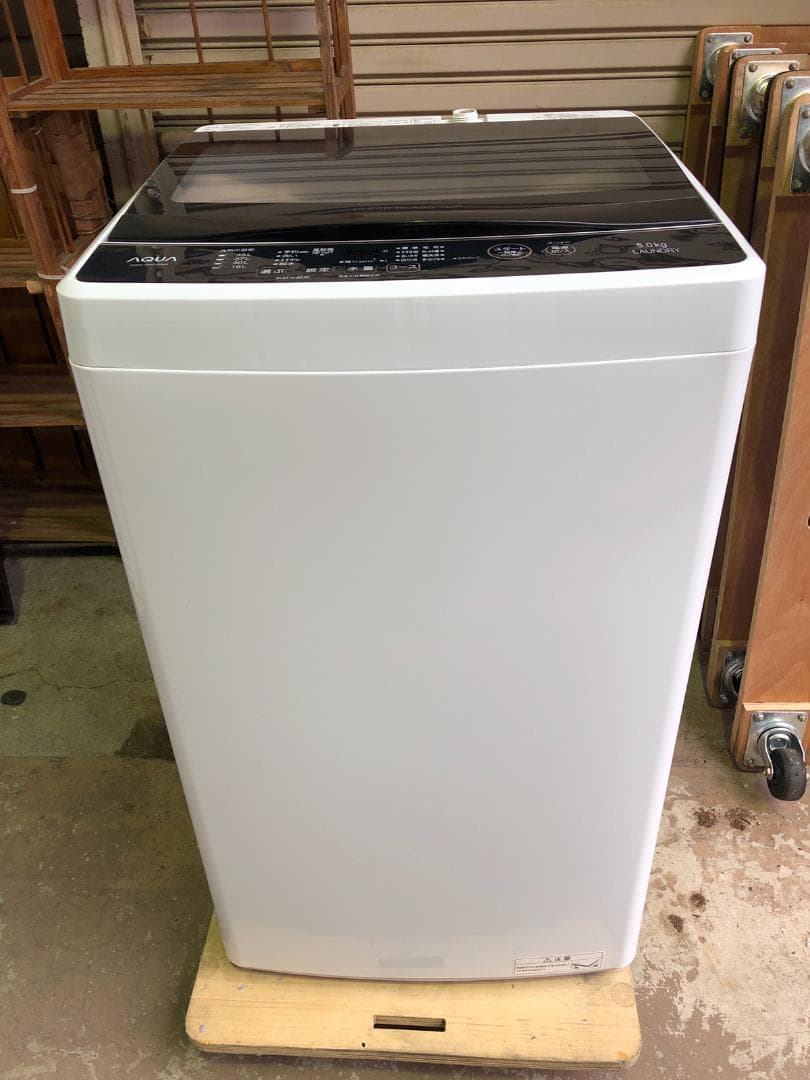 全国送料無料 アクア 洗濯機 2021年 5kg AQW-G50JJ 一人暮らし