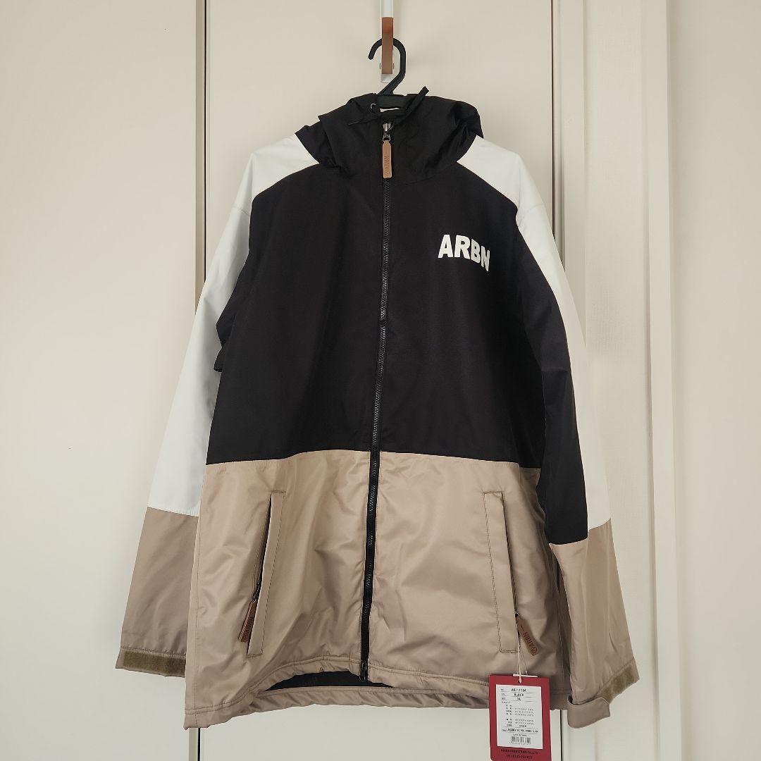 新品未使用品 ARBN スノーボードウェア XL ブラック 上のみ