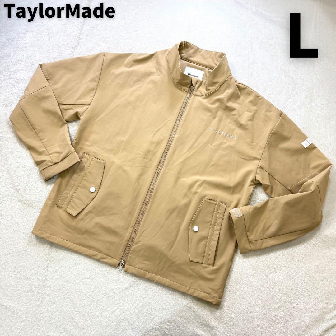 TaylorMade 高機能 ダブルジップ ブルゾン ジャケット L ベージュ テーラーメイド アウター 通販｜GDOゴルフショップ