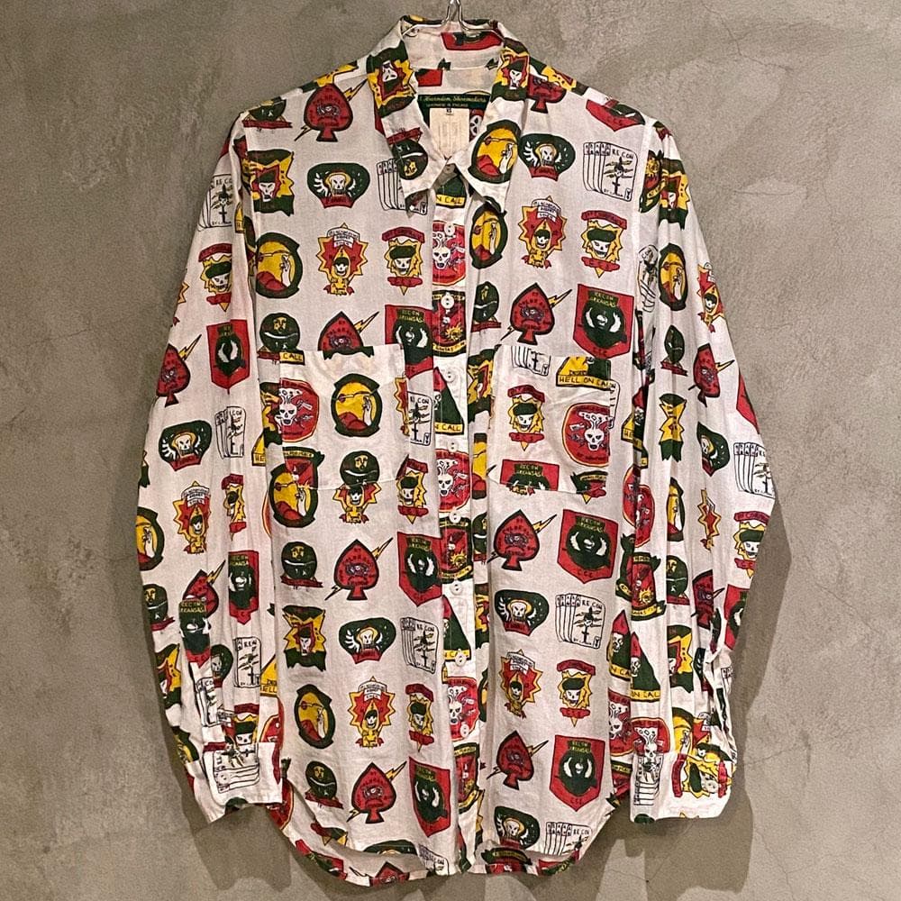 希少 初期 Paul Harnden シャツ 髑髏柄 XS/ポールハーデン - メルカリ