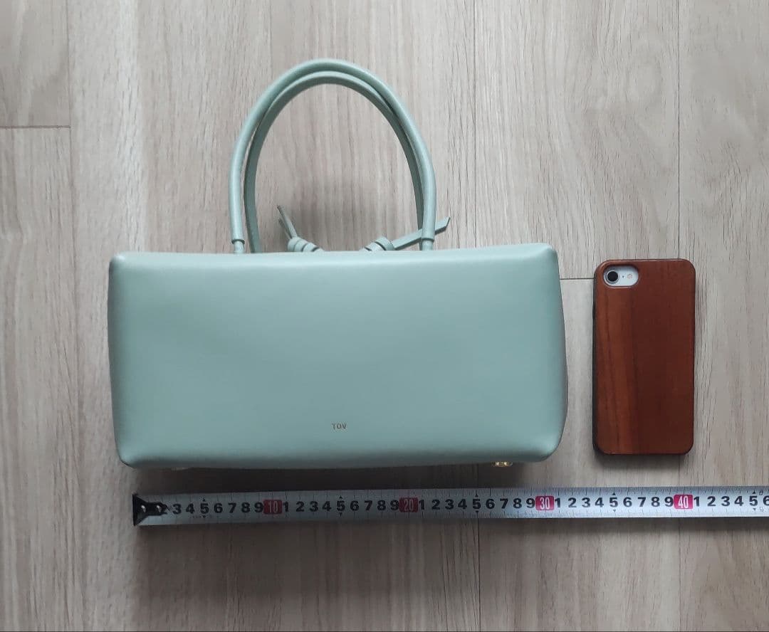 TOV ミントグリーン ハンドバッグ