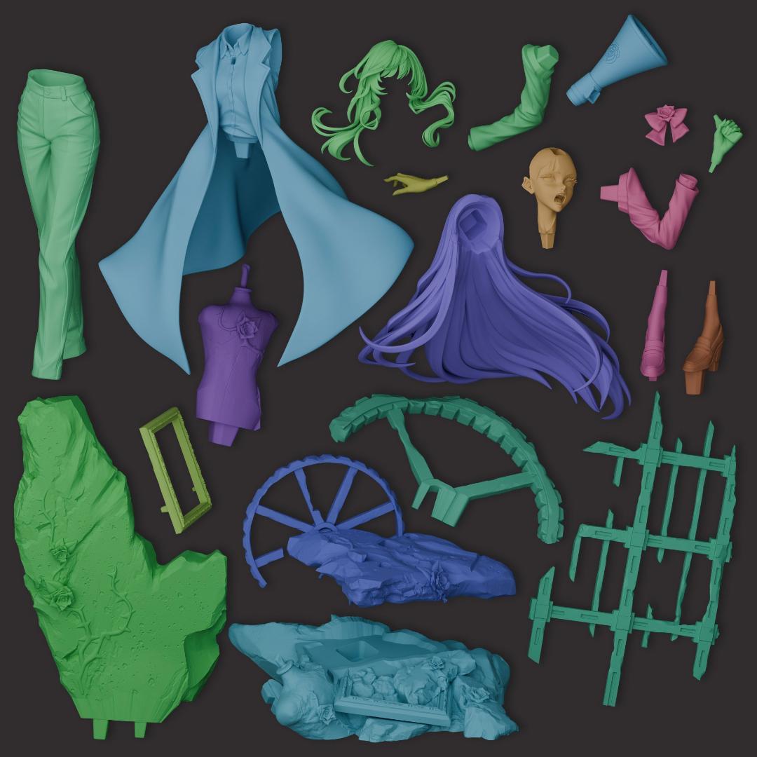 1/8 未塗装未組立 フィギュア ガレージキット Ado