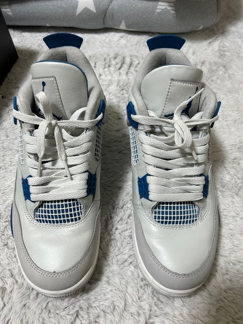 靴 Air Jordan 4 Retro Industrial Blue