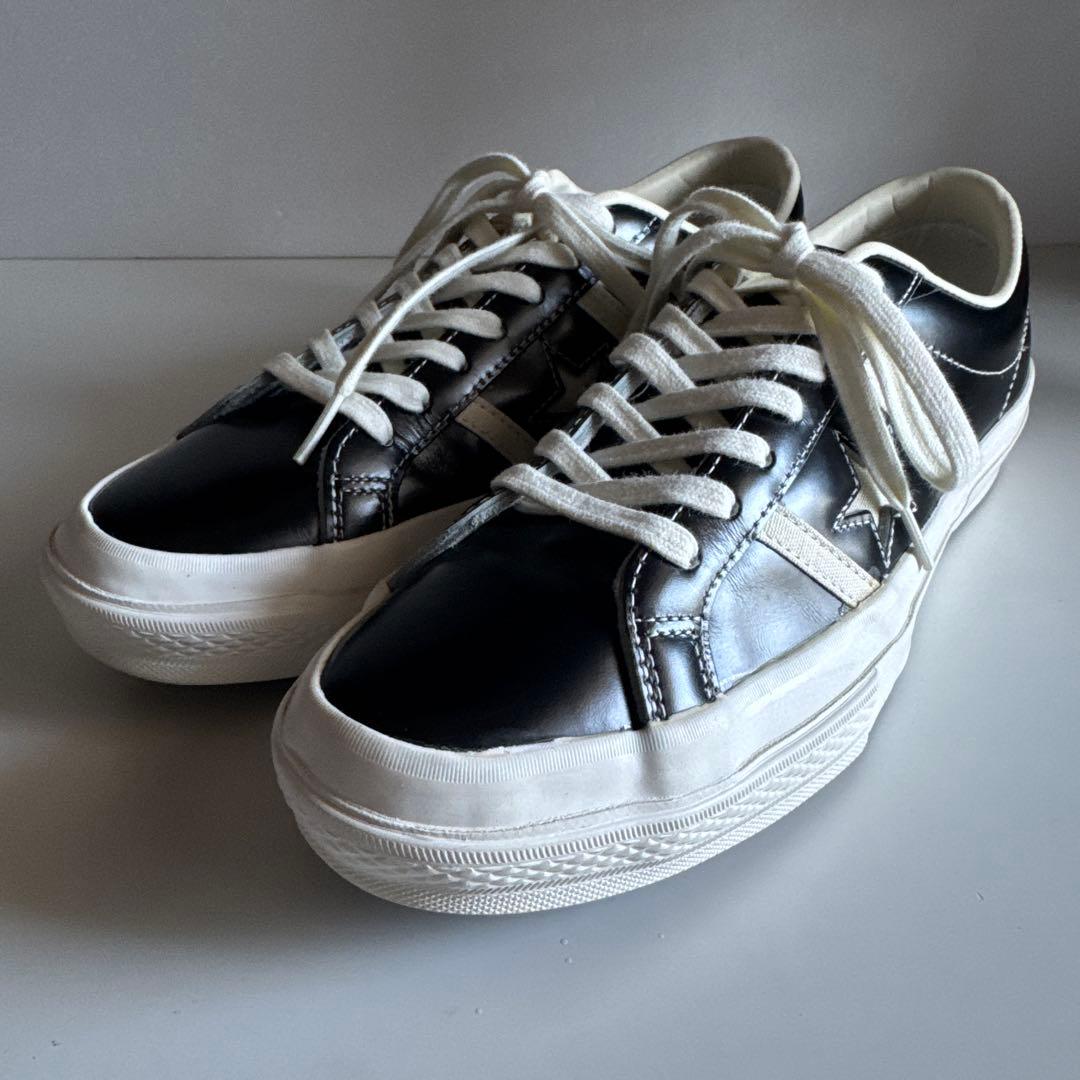 コンバース　スター＆バーズVTG　レザー　タイムライン　27.5cm