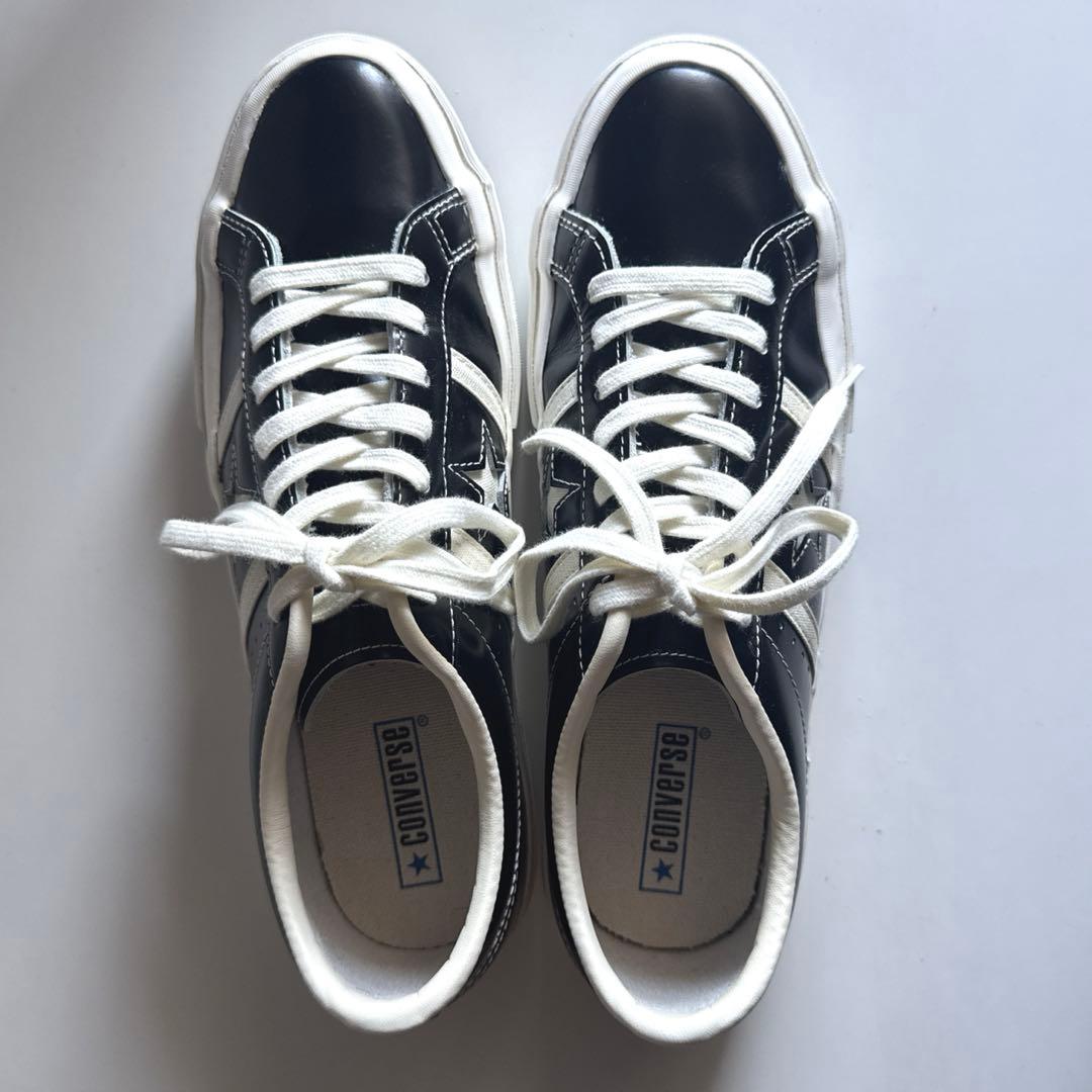 コンバース　スター＆バーズVTG　レザー　タイムライン　27.5cm