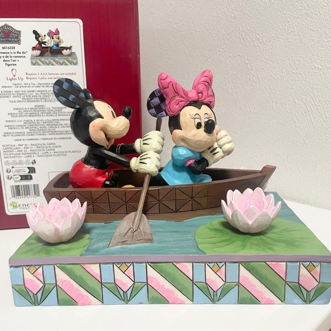 ミッキー ミニー フィギュア ジムショア ディズニー トラディション 箱付き美品