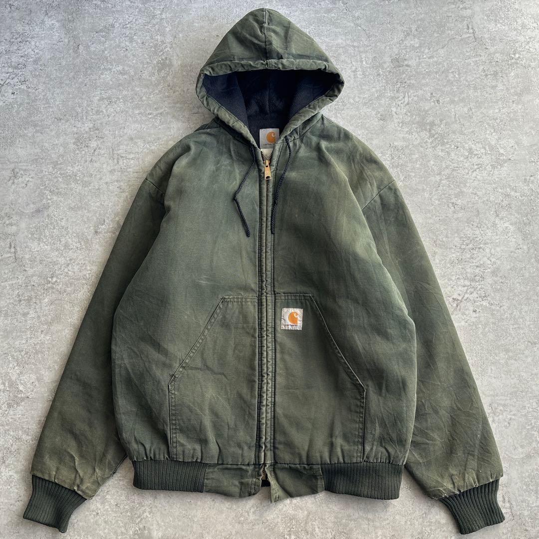希少カラー□carhartt カーハート アクティブジャケット モスグリーン