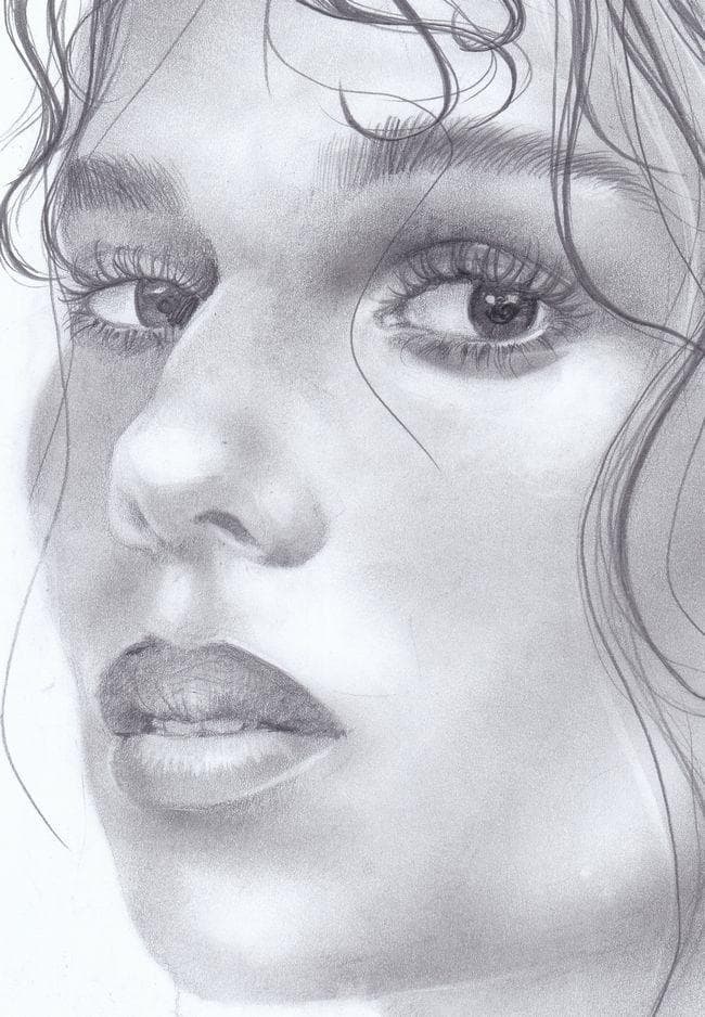 イラスト　原画　ボドナリク・カテリーナ 「の女」