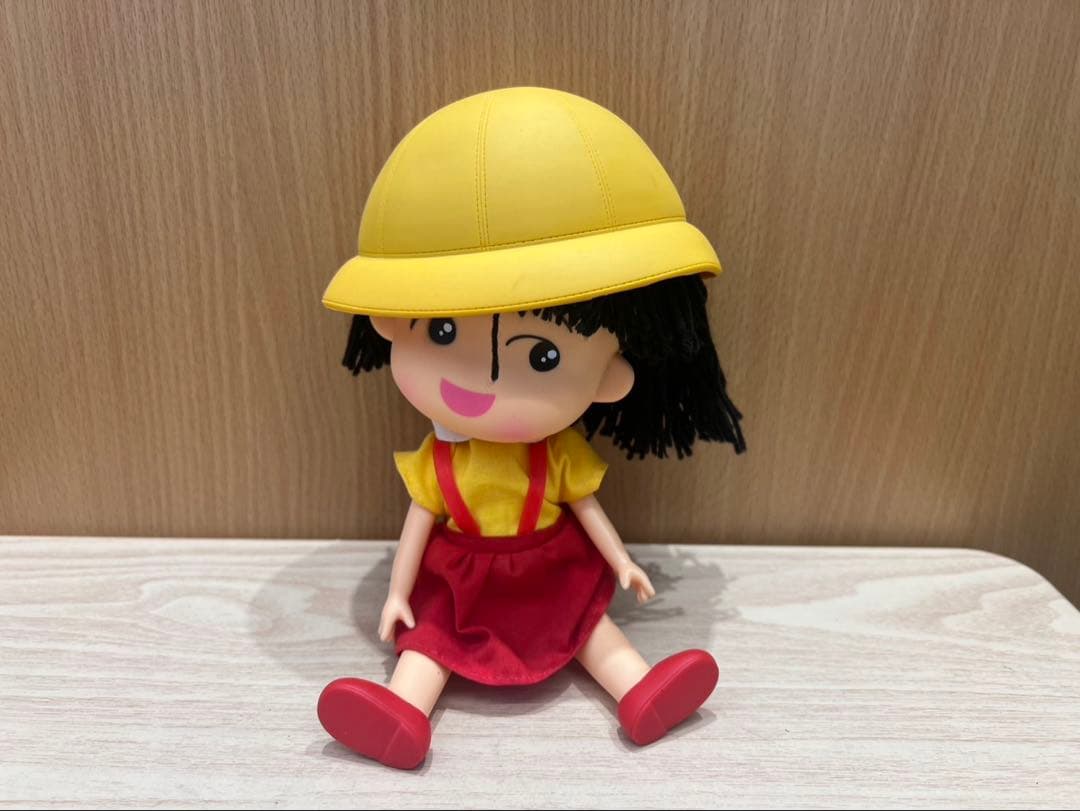 まるちゃん風 ちびまる子 ぬいぐるみ 約20cm かわいい 人形 レトロ