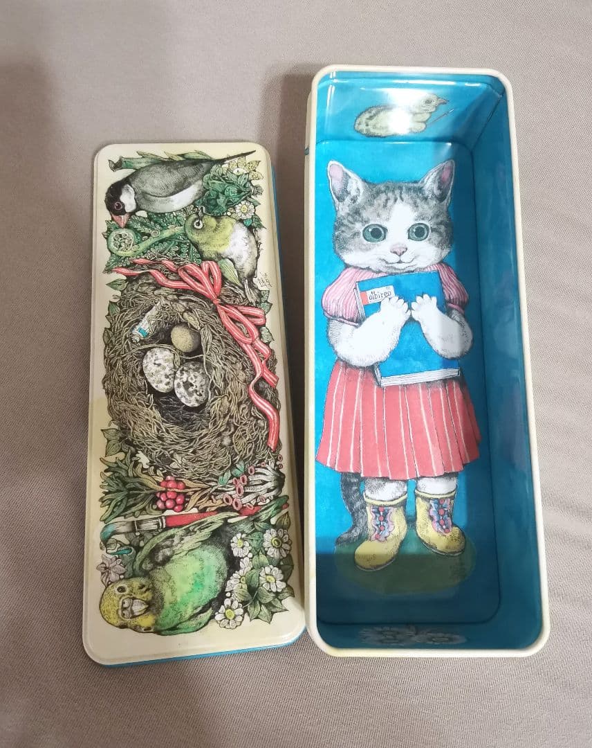 2016年ヒグチユウコ×ホルベイン ブリキ角缶