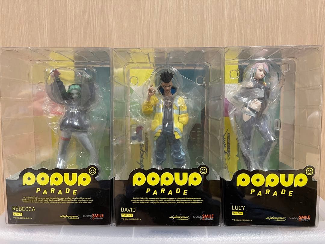 POP UP PARADE サイバーパンク ルーシー デイビッド レベッカ HELLO! GOOD SMILE デイビッド/ルーシー/レベッカ ______ 『サイバー