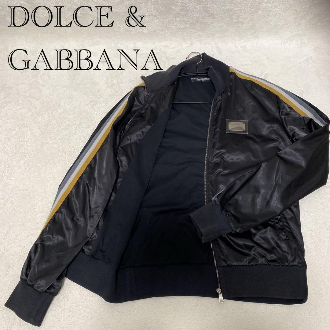 ドルチェ＆ガッバーナ ナイロン ブルゾン メタルプレート 50ブラック