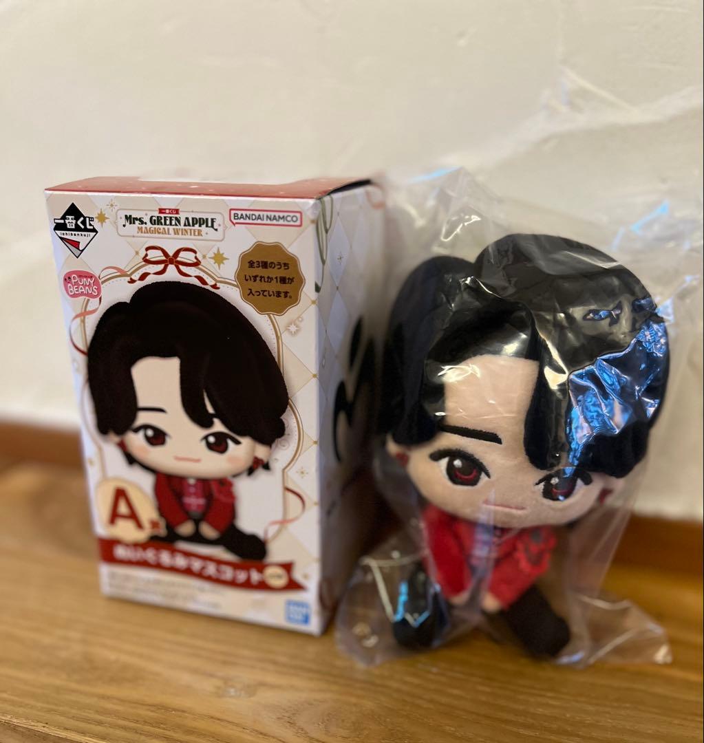 レ*ア様 Mrs. GREEN APPLE A賞ぬいぐるみマスコット 大森元貴 - メルカリ