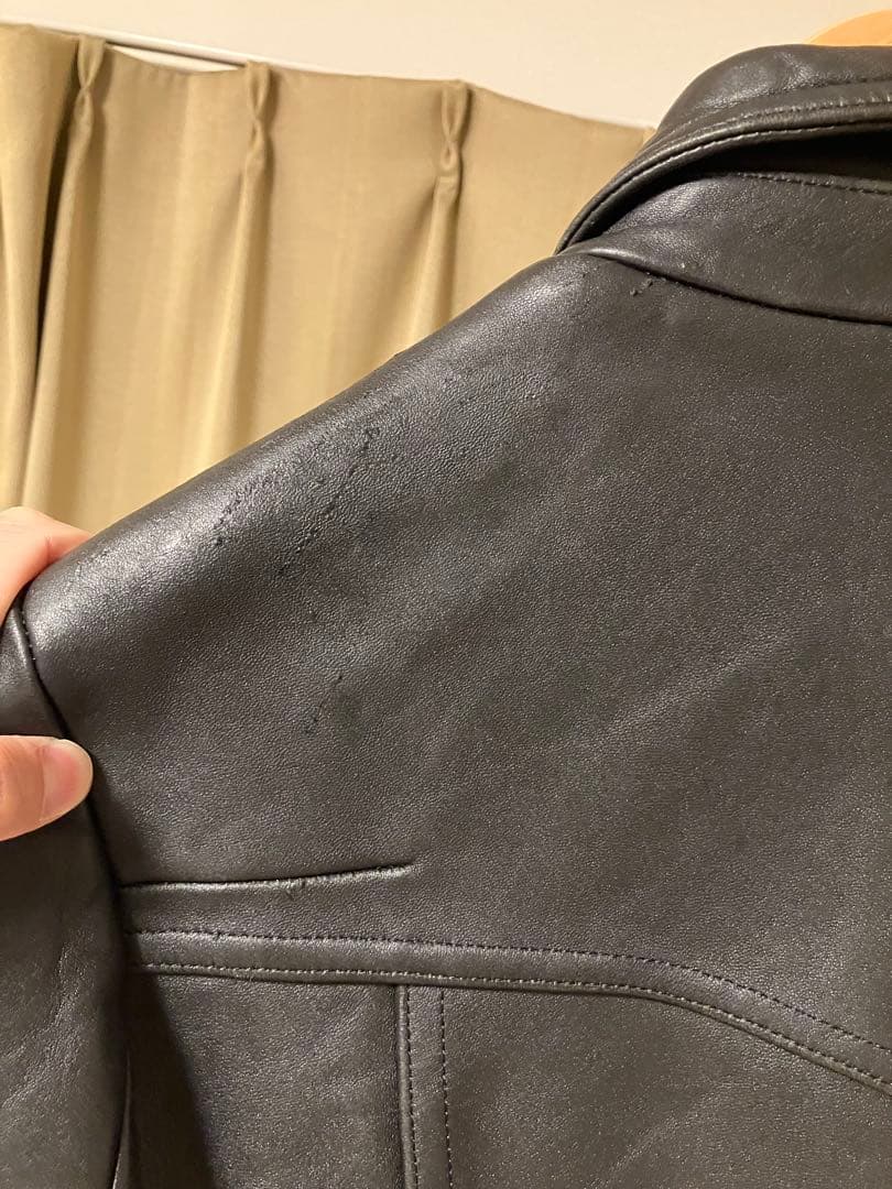 r*u様 ナンバーナイン リブレザー07aw 傷あり - メルカリ