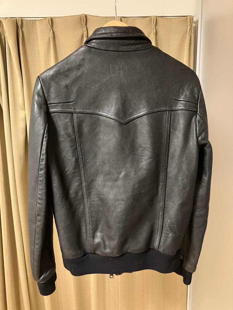 r*u様 ナンバーナイン リブレザー07aw 傷あり - メルカリ